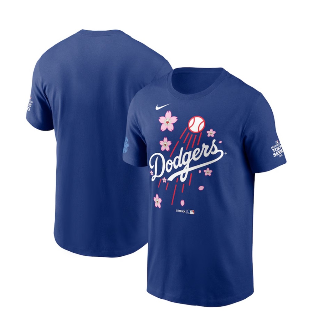 MTakashi Murakami + MLB World Tour Tokyo Series 2025 Dodgers T-Shirt